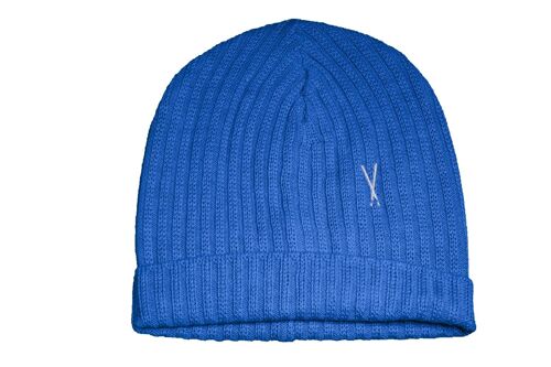 Bonnet bleu vif