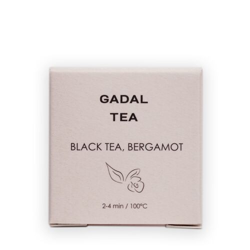 Black Tea-Bergamot CERTIFIED ORGANIC Tea, 10 pyramids individually packed