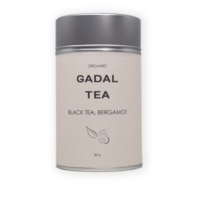 Black Tea-Bergamot CERTIFIED ORGANIC Tea, Metallic box