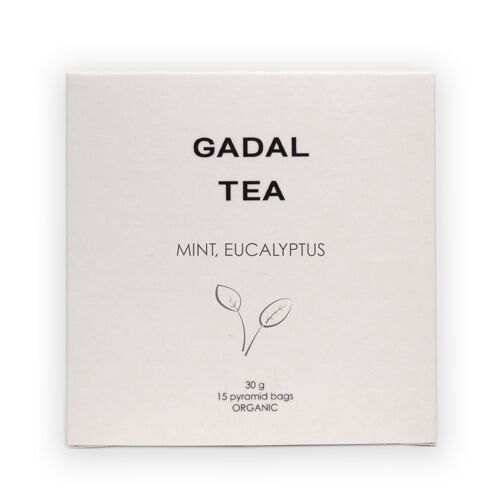 Mint-Eucalyptus CERTIFIED ORGANIC Tea, 15 pyramids