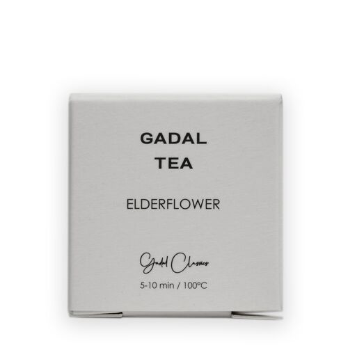 Elderflower CERTIFIED ORGANIC Tea, 10 pyramids individually packed