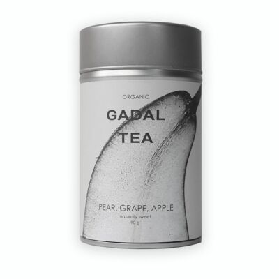 Pear, Grape, Apple CERTIFIED ORGANIC Tea, Metallic box