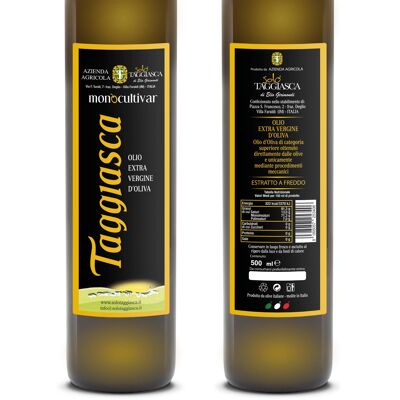 Pure Monocultivar Taggiasca olive oil - bottle 500 ml
