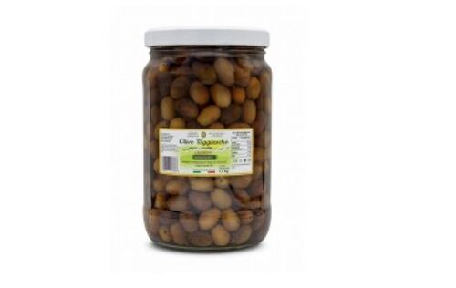 Taggiasche olives in brine - Jar 1700 ml (1,1 kg)