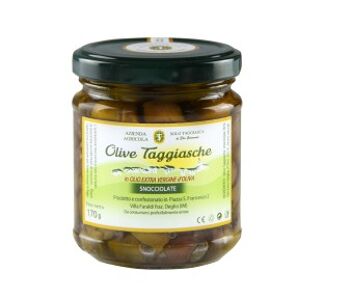 Olives "Taggiasca" dénoyautées en Evo - Bocal 212 ml (180g)