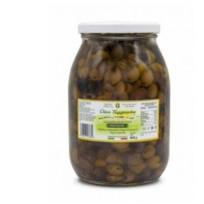 Pitted Taggiasca olives in Evo - Jar 1062 ml (900 g)