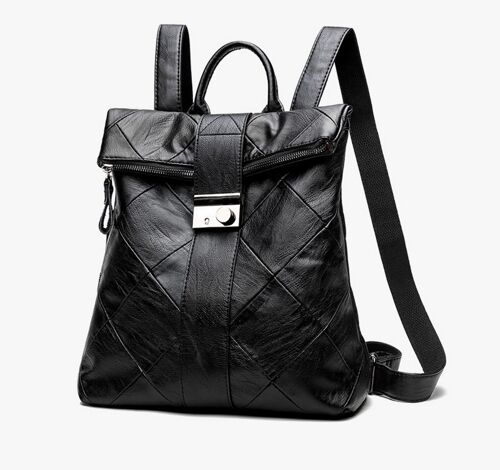 AnBeck vintage backpack and shoulder bag with folding closure