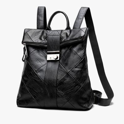AnBeck vintage backpack and shoulder bag with folding closure