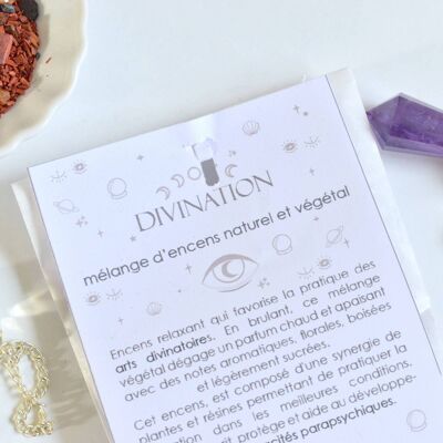 Encens naturel DIVINATION - Encens en grain pour rituels divinatoires