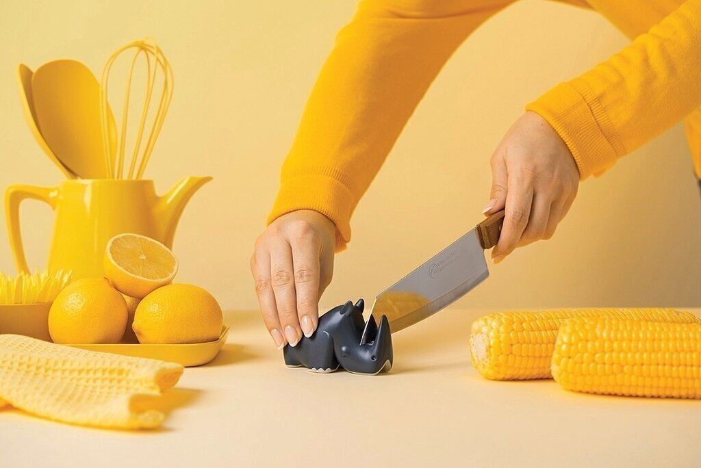 Affilacoltelli Rhino nero