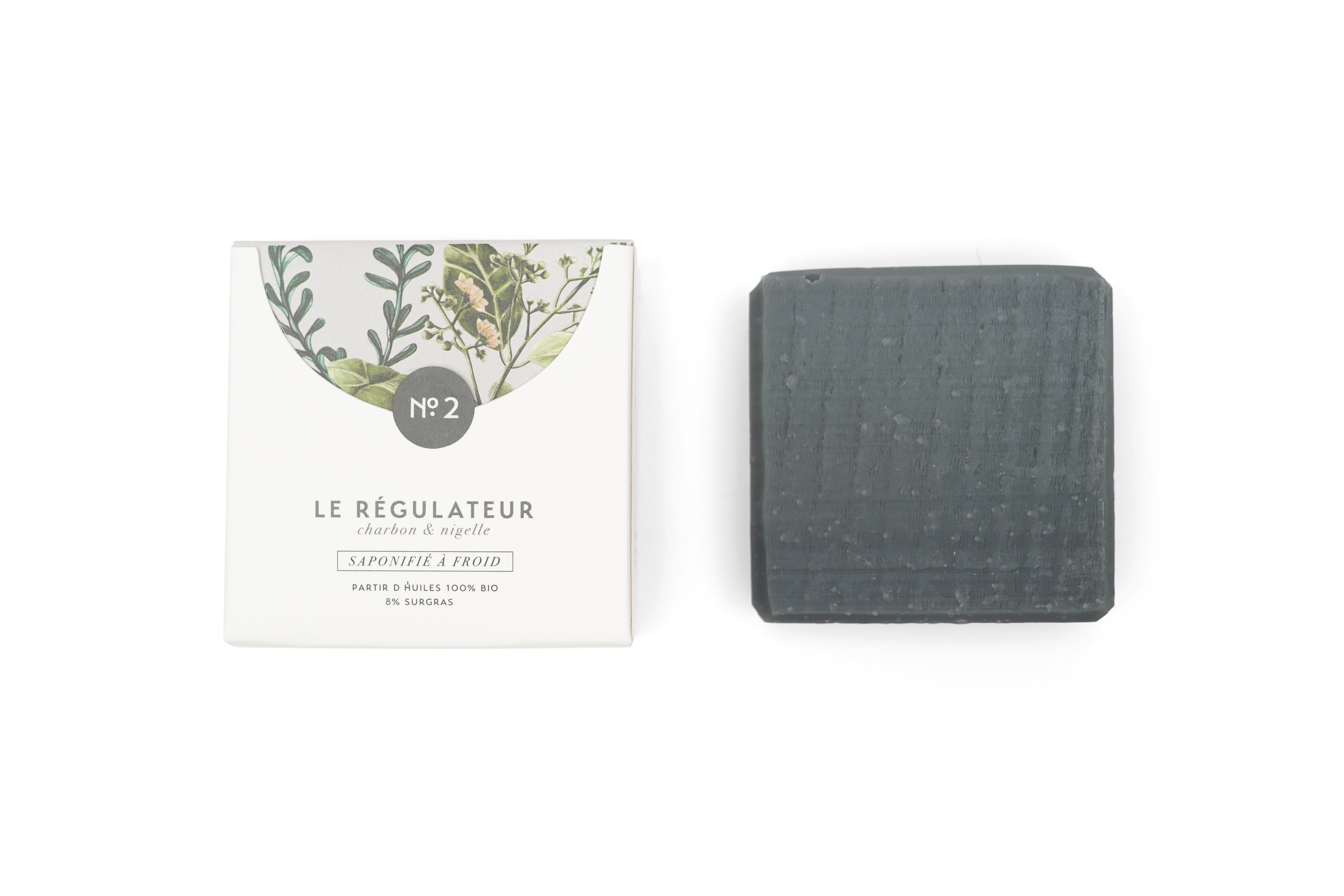Savon Bio & Naturel Détox au Charbon N°2 Le Régulateur