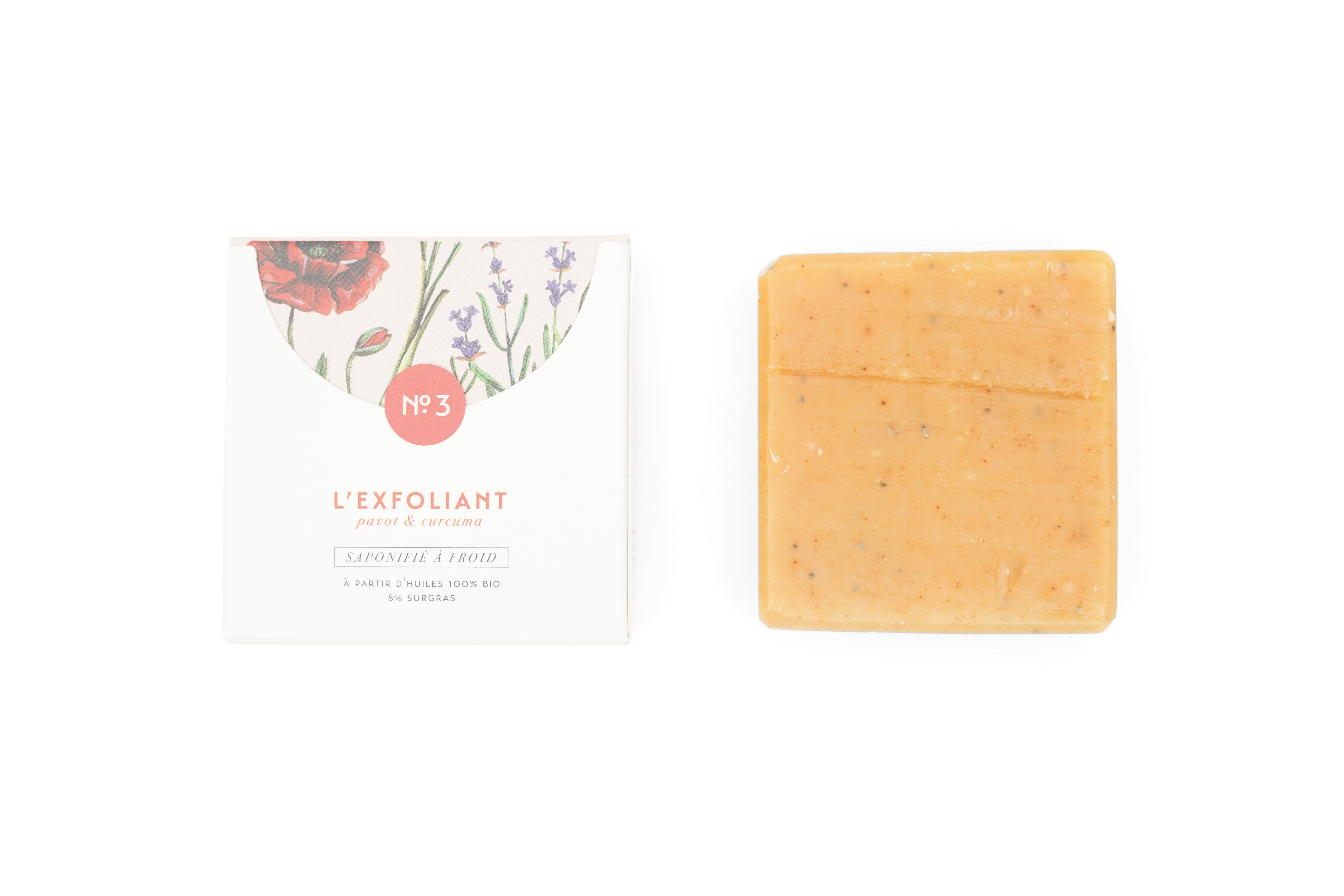 Jabón de Semillas de Amapola N°3 Orgánico y Natural El Exfoliante