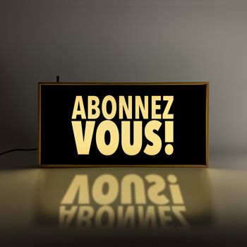 LightBox Abonnez vous ! 1