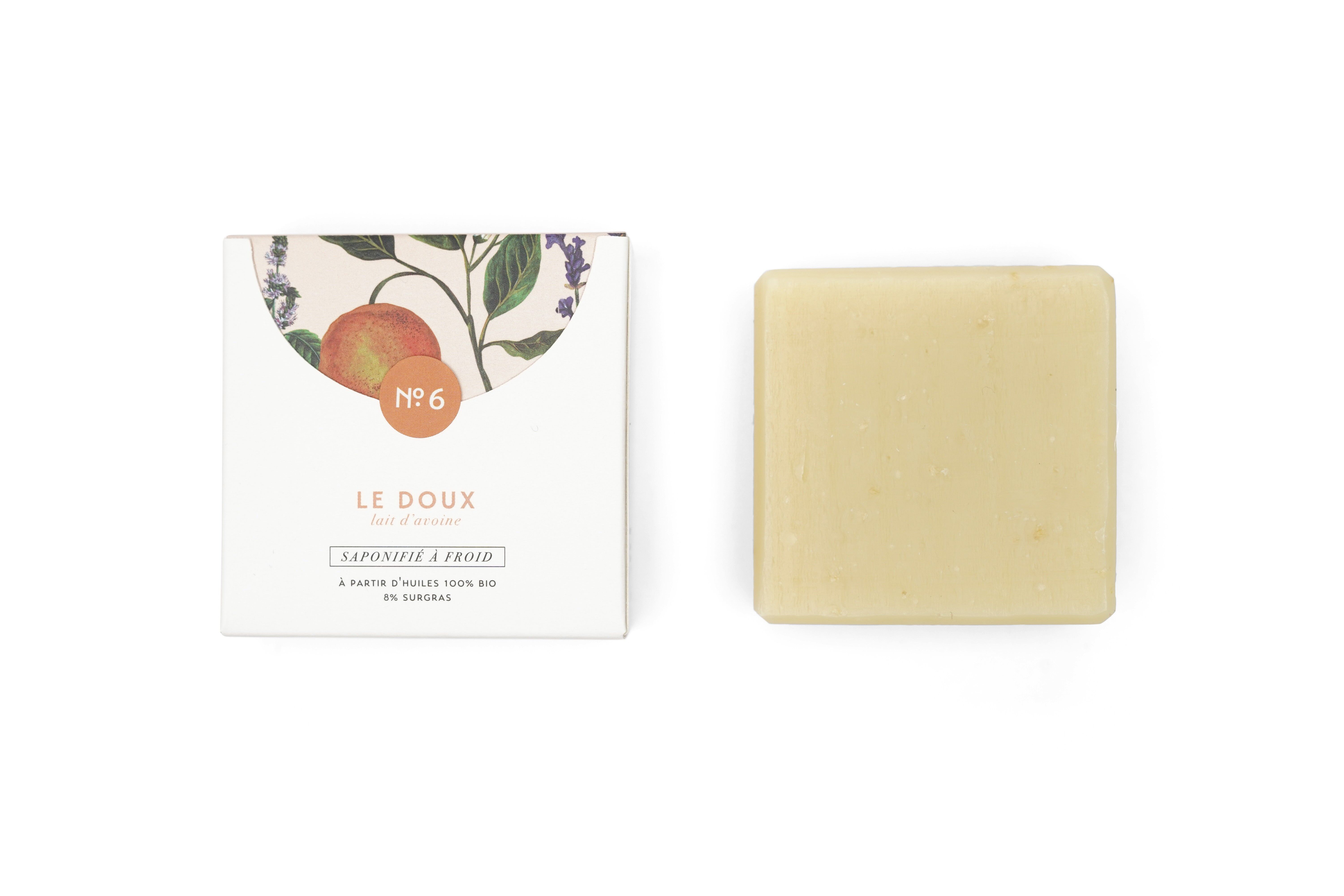 Savon Bio & Naturel au Lait d’Avoine N°6 Le Doux