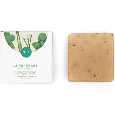 Organic & Natural Deodorant Soap with Basil N°7 The Purifier