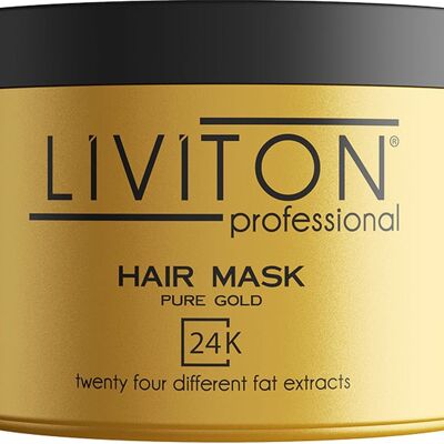 Maschera per capelli in oro puro Liviton