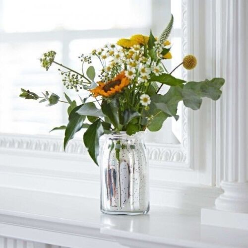 Antique Effect Glass Vase