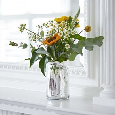 Vase en verre effet antique