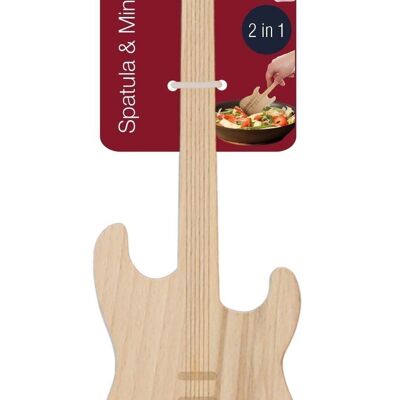Guitar spatula and mini cutting board
