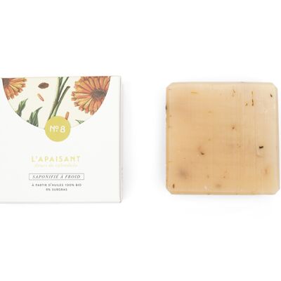 Savon Bio & Naturel Citronnelle et Calendula N°8 L’Apaisant