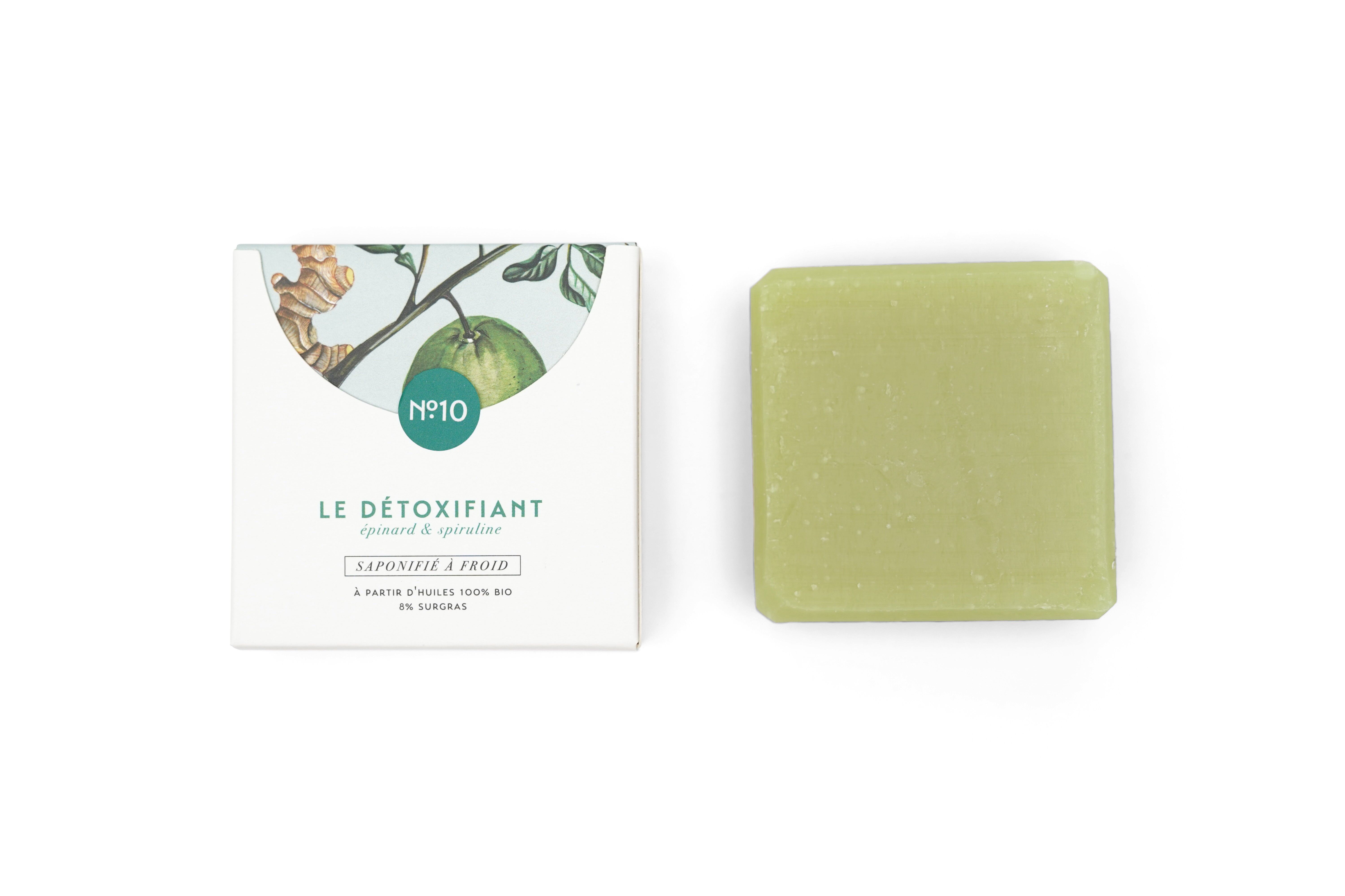 Savon Bio & Naturel Détox Épinard N°10 Le Détoxifiant