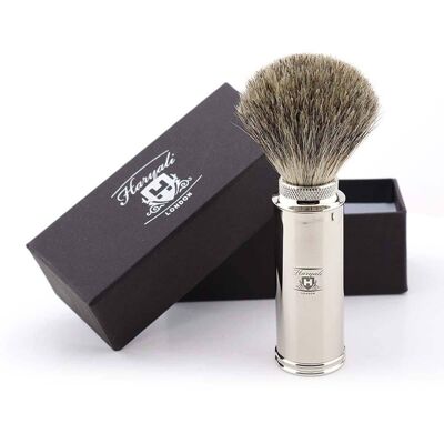 Brocha de afeitar Haryali Travel Super Badger - Sin personalización