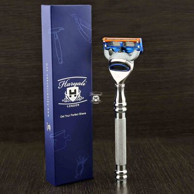 Haryali's Classy 5 Edge Shaving Razor - Steel