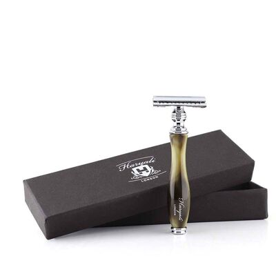 Haryali's Safety Razor - Tortoise Horn Imitation