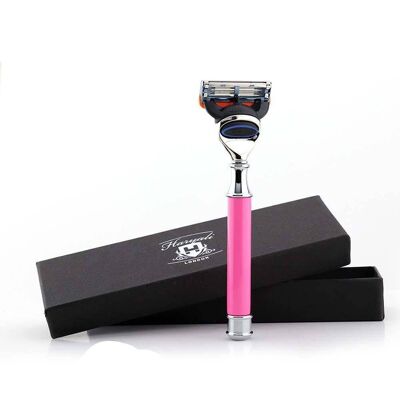 Haryali's Round 5 Edge Shaving Razor - Pink