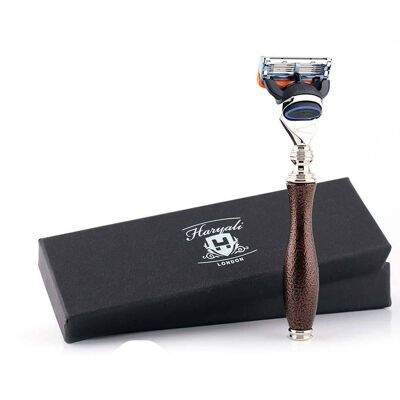 Haryali's Antique 5 Edge Shaving Razor - Maroon