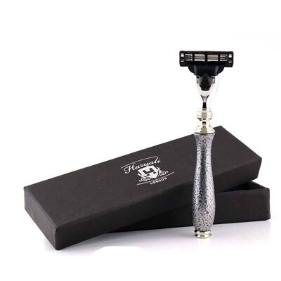 Haryali's Antique 3 Edge Shaving Razor - Silver