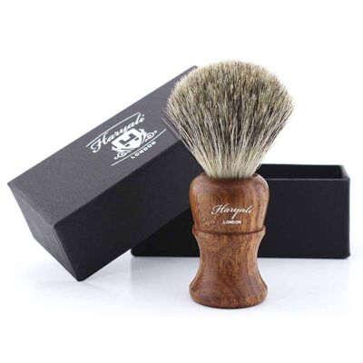 Haryali's Wooden Super Badger Shaving Brush - No Customization - R2