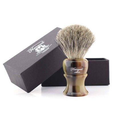 Pennello da barba Haryali's Glory Super Badger - Nessuna personalizzazione - Marrone