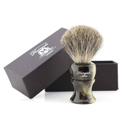 Haryali's Glory Super Badger Shaving Brush - No Customization - Green