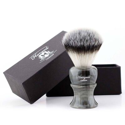 Haryali's Glory Synthetic Silvertip Shaving Brush - No Customization - Grey