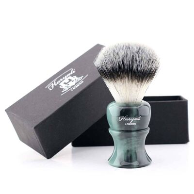 Haryali's Glory Synthetic Silvertip Shaving Brush - No Customization - Sea Green