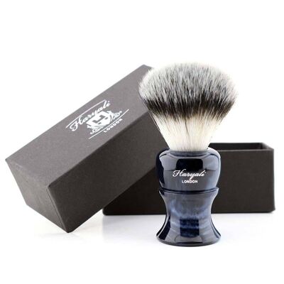 Haryali's Glory Synthetic Silvertip Shaving Brush - No Customization - Royal Blue