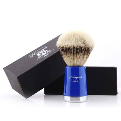 Blaireau Super Taper Silvertip Badger - Aucune personnalisation - Bleu