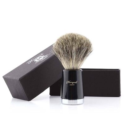 Pennello da barba Super Taper Super Badger - Nessuna personalizzazione - Nero