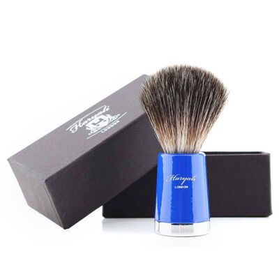 Spazzola da barba sintetica per capelli neri Super Taper - Nessuna personalizzazione - Blu
