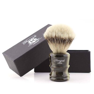 Haryali's Legend Silvertip Badger Shaving Brush - No Customization - Green