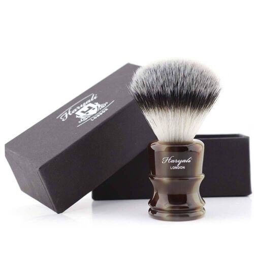 Haryali's Legend Synthetic Silvertip Shaving Brush - No Customization - Brown