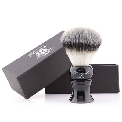 Haryali's Petite Synthetic Silvertip Shaving Brush - No Customization - Black