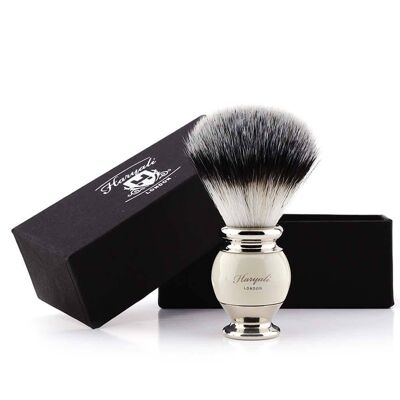 Haryali's Vase Synthetic Silvertip Shaving Brush - No Customization - Ivory