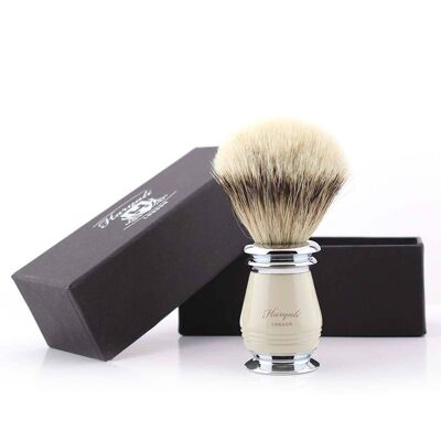 Haryali's Grove Silvertip Badger Shaving Brush - No Customization - Ivory