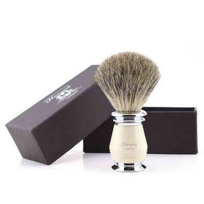 Pennello da barba Haryali's Grove Super Badger - Nessuna personalizzazione - Avorio