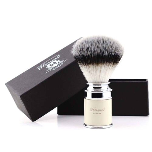 Haryali's Drum Synthetic Silvertip Shaving Brush - No Customization - Ivory