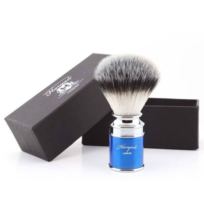 Pennello da barba sintetico Silvertip Haryali's Drum - Nessuna personalizzazione - Blu