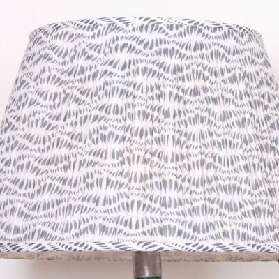 Grey Bangla Cotton Lampshade , 45cm