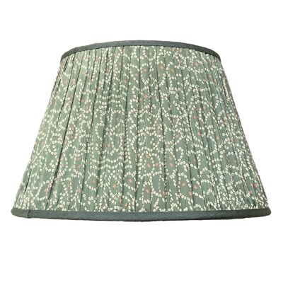 Teal bangla silk lampshade , 40cm